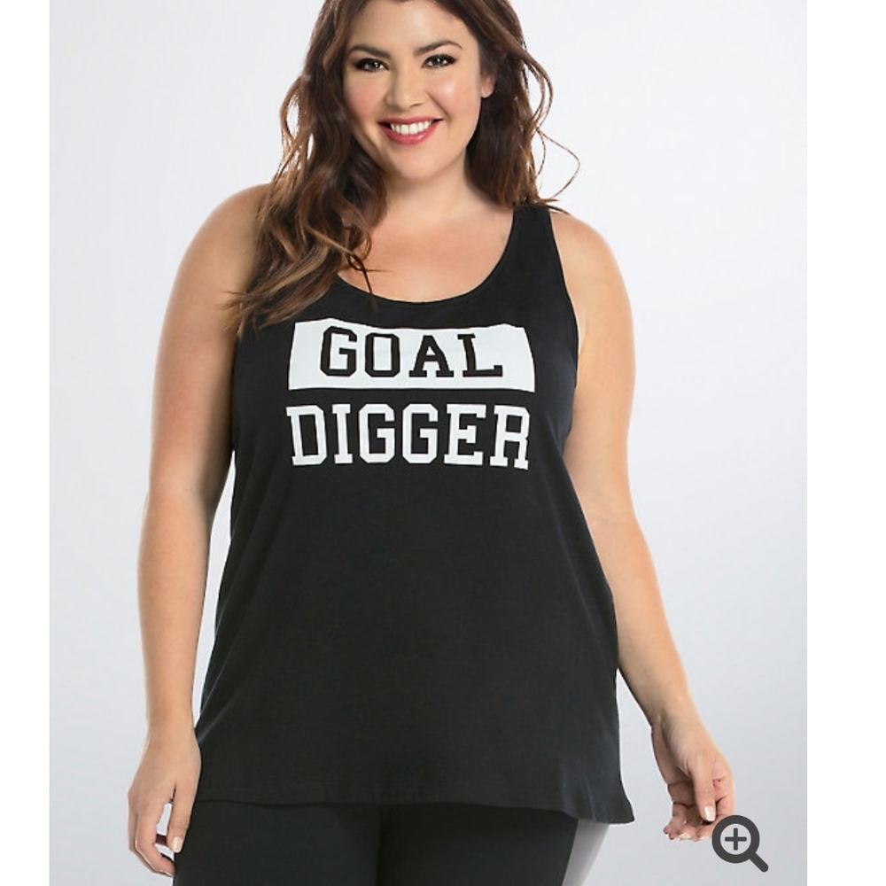 Goal Digger Tank Top 3x- Torrid Active